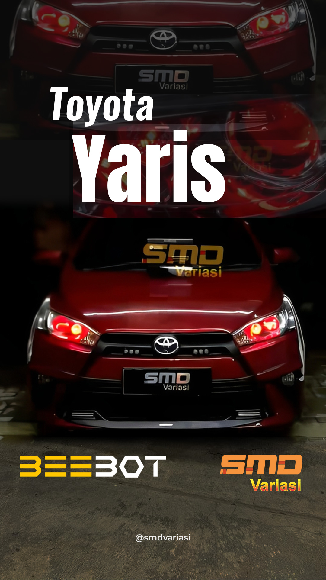 Upgrade sistem pencahayaan mobil menggunakan Beebot LED di SMD Variasi Lampung